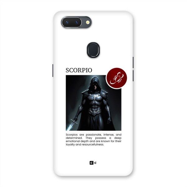Sane Scorpio Back Case for Realme 2