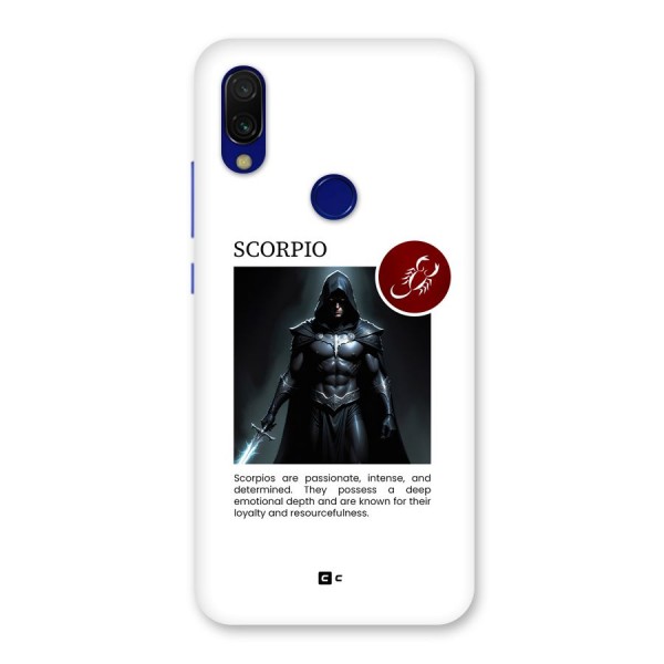 Sane Scorpio Back Case for Redmi 7