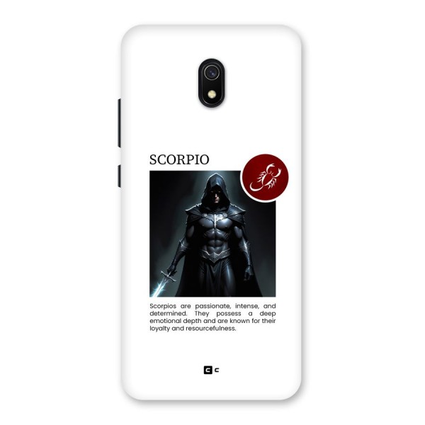 Sane Scorpio Back Case for Redmi 8A