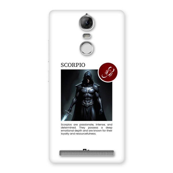 Sane Scorpio Back Case for Vibe K5 Note