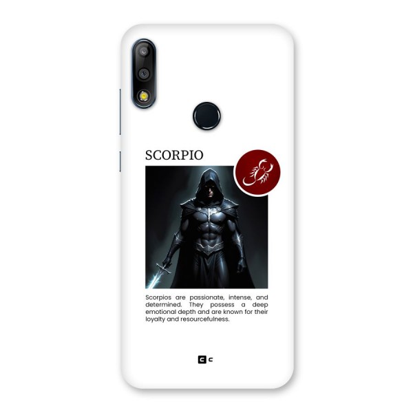 Sane Scorpio Back Case for Zenfone Max Pro M2
