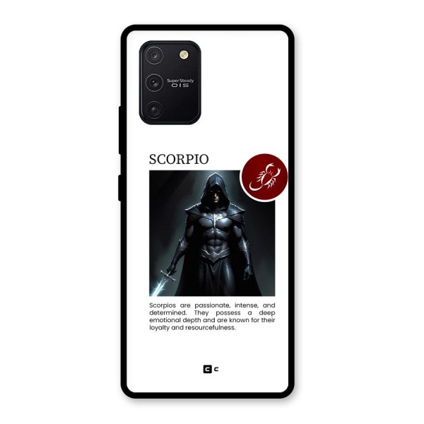 Sane Scorpio Glass Back Case for Galaxy S10 Lite