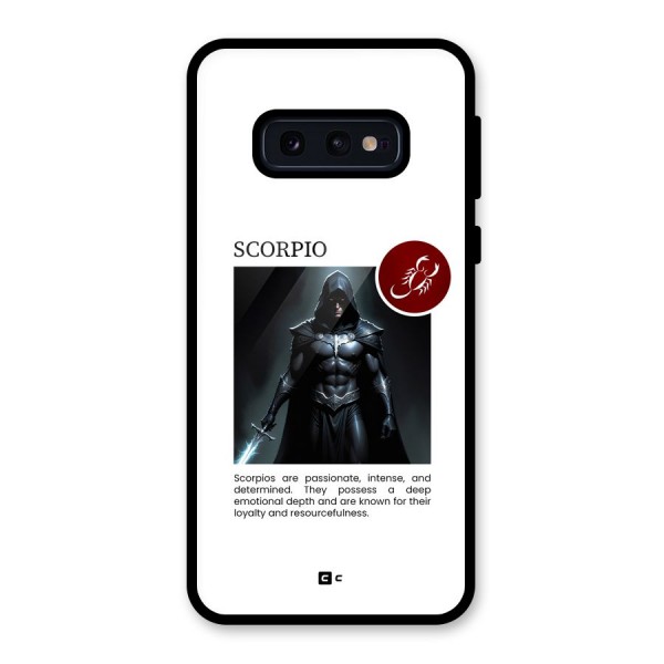 Sane Scorpio Glass Back Case for Galaxy S10e
