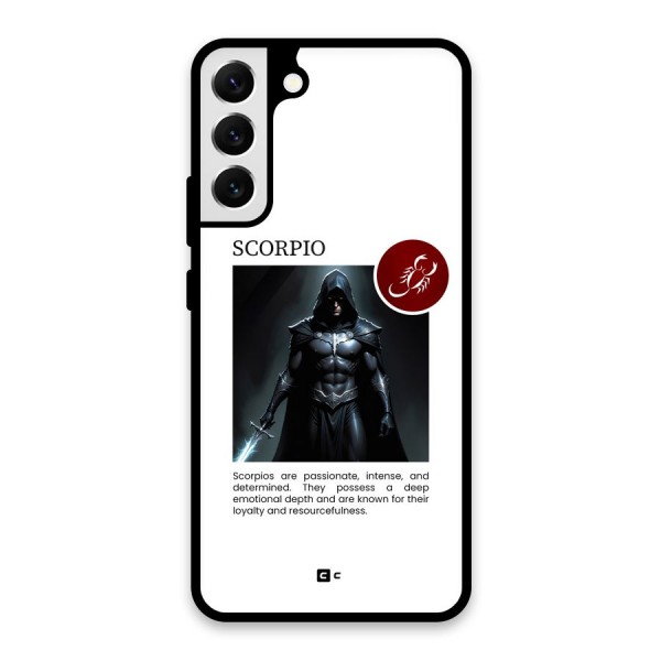 Sane Scorpio Glass Back Case for Galaxy S22 Plus 5G