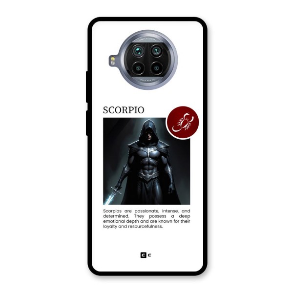 Sane Scorpio Glass Back Case for Mi 10i