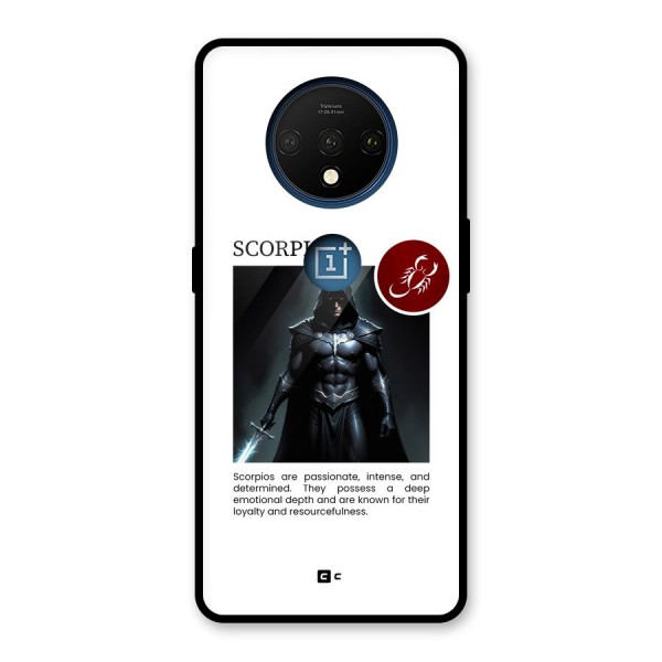 Sane Scorpio Glass Back Case for OnePlus 7T