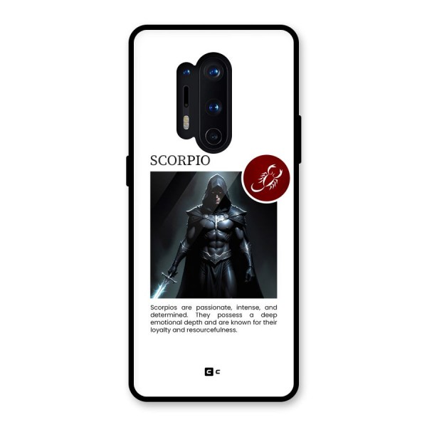 Sane Scorpio Glass Back Case for OnePlus 8 Pro
