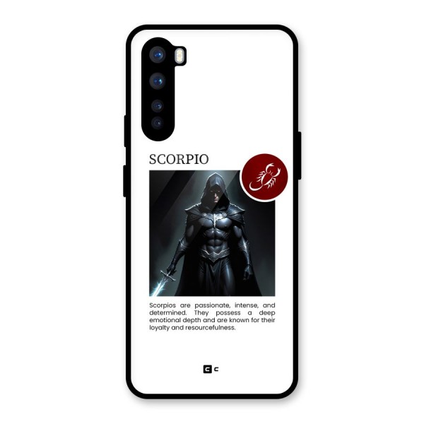 Sane Scorpio Glass Back Case for OnePlus Nord