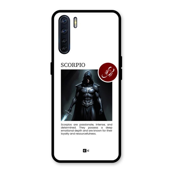 Sane Scorpio Glass Back Case for Oppo F15