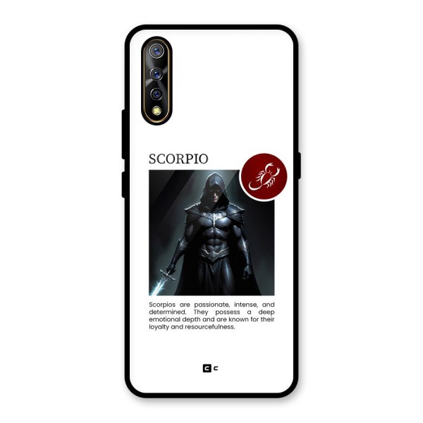 Sane Scorpio Glass Back Case for Vivo S1