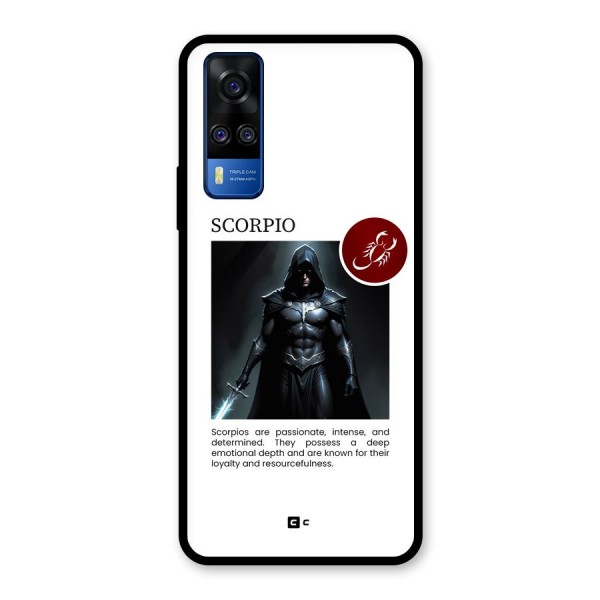 Sane Scorpio Glass Back Case for Vivo Y51