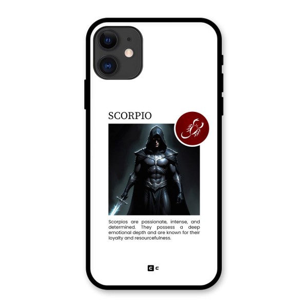 Sane Scorpio Glass Back Case for iPhone 11