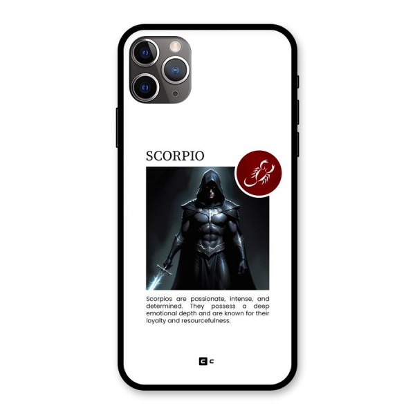 Sane Scorpio Glass Back Case for iPhone 11 Pro Max