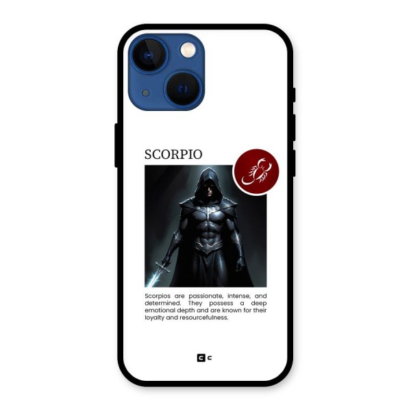 Sane Scorpio Glass Back Case for iPhone 13 Mini