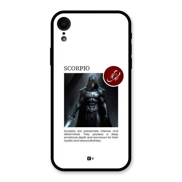 Sane Scorpio Glass Back Case for iPhone XR