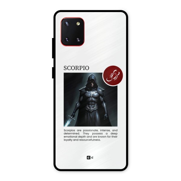 Sane Scorpio Metal Back Case for Galaxy Note 10 Lite