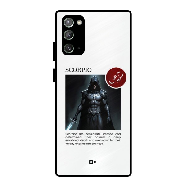 Sane Scorpio Metal Back Case for Galaxy Note 20