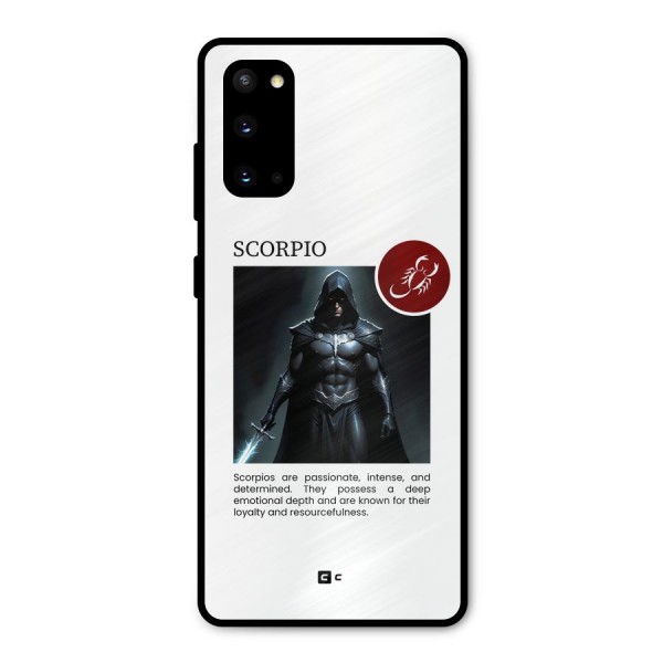 Sane Scorpio Metal Back Case for Galaxy S20