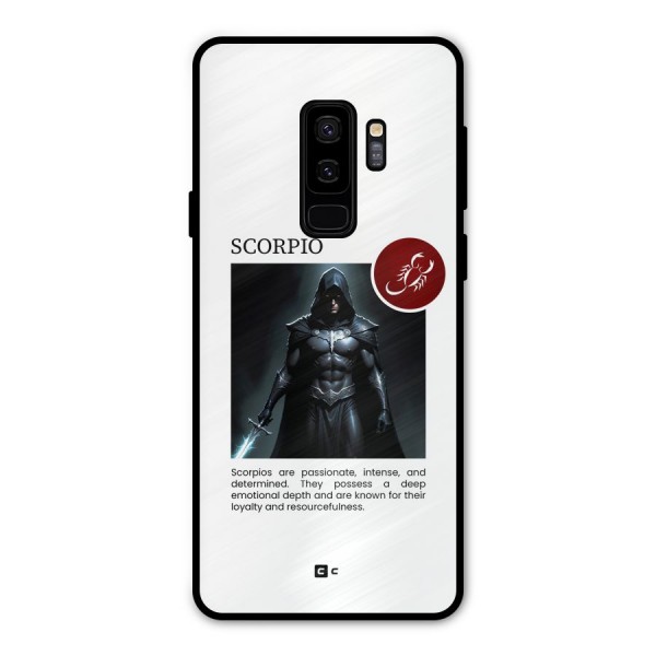 Sane Scorpio Metal Back Case for Galaxy S9 Plus