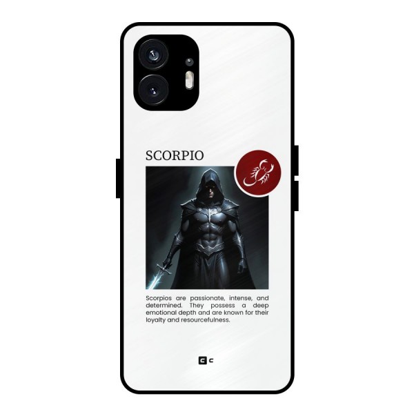 Sane Scorpio Metal Back Case for Nothing Phone 2