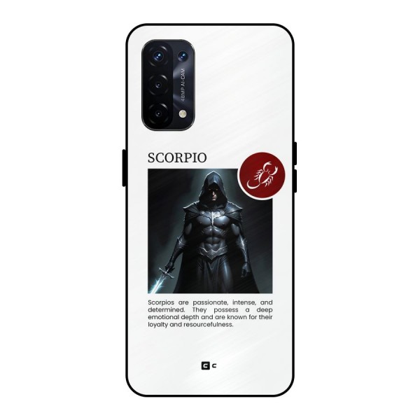 Sane Scorpio Metal Back Case for Oppo A74 5G