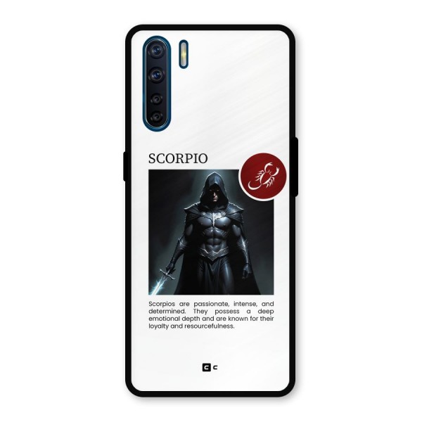 Sane Scorpio Metal Back Case for Oppo F15