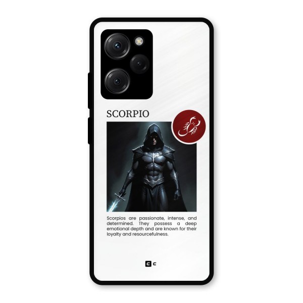 Sane Scorpio Metal Back Case for Poco X5 Pro