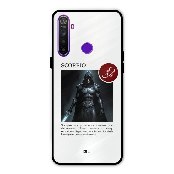 Sane Scorpio Metal Back Case for Realme 5i