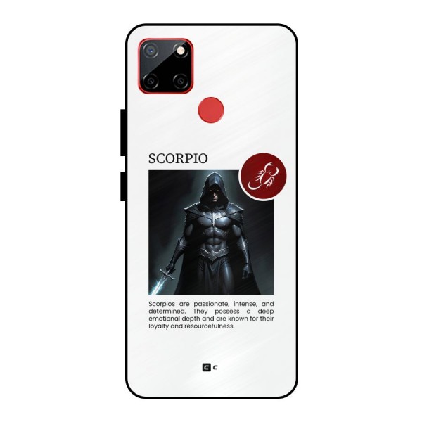 Sane Scorpio Metal Back Case for Realme C12