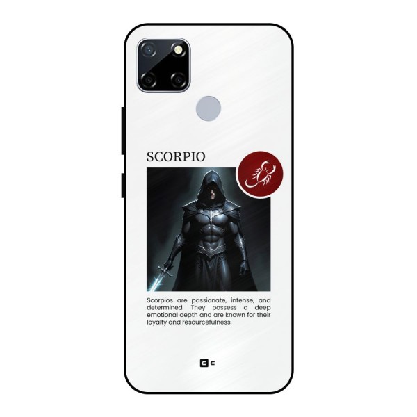 Sane Scorpio Metal Back Case for Realme Narzo 30A
