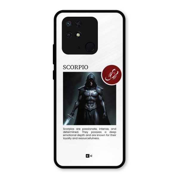 Sane Scorpio Metal Back Case for Redmi 10 Power
