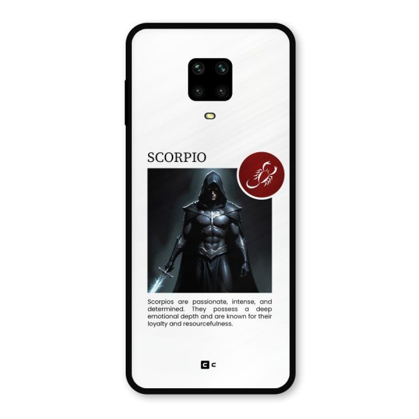 Sane Scorpio Metal Back Case for Redmi Note 9 Pro Max