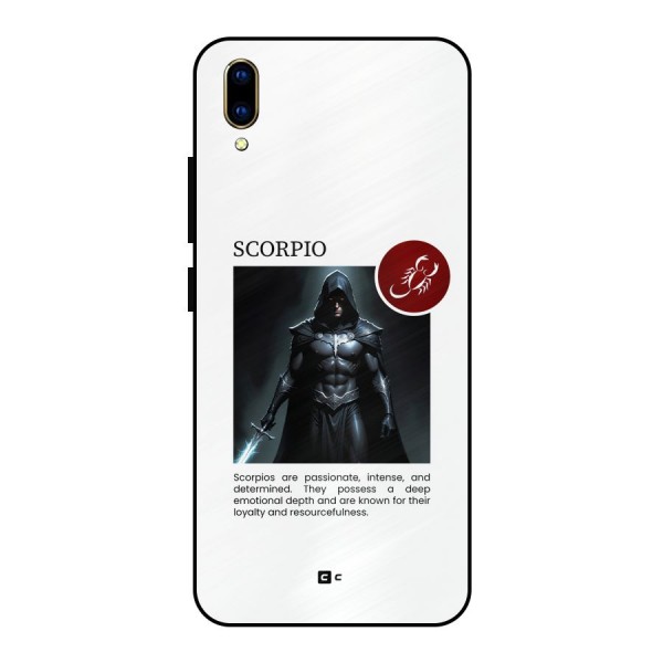 Sane Scorpio Metal Back Case for Vivo V11 Pro