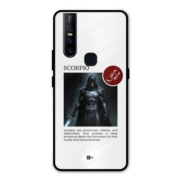 Sane Scorpio Metal Back Case for Vivo V15