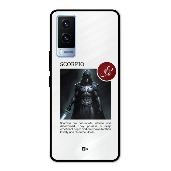 Sane Scorpio Metal Back Case for Vivo V21e 5G