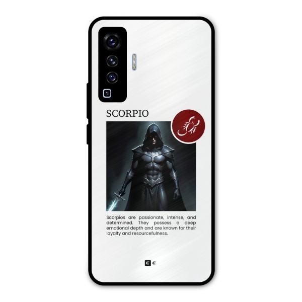 Sane Scorpio Metal Back Case for Vivo X50