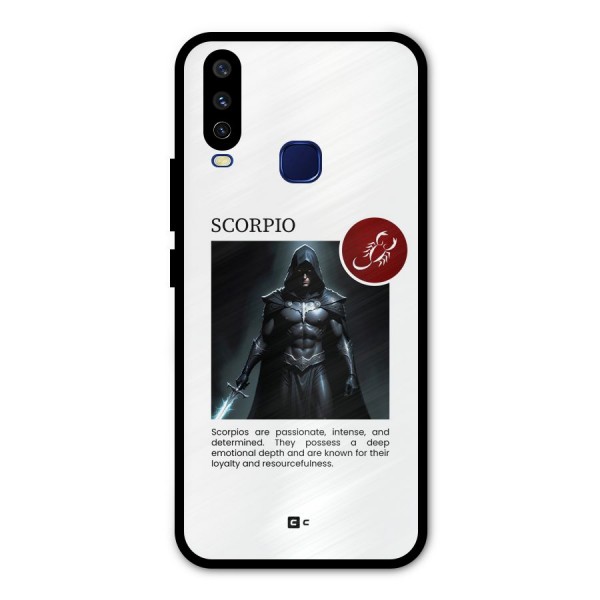Sane Scorpio Metal Back Case for Vivo Y15