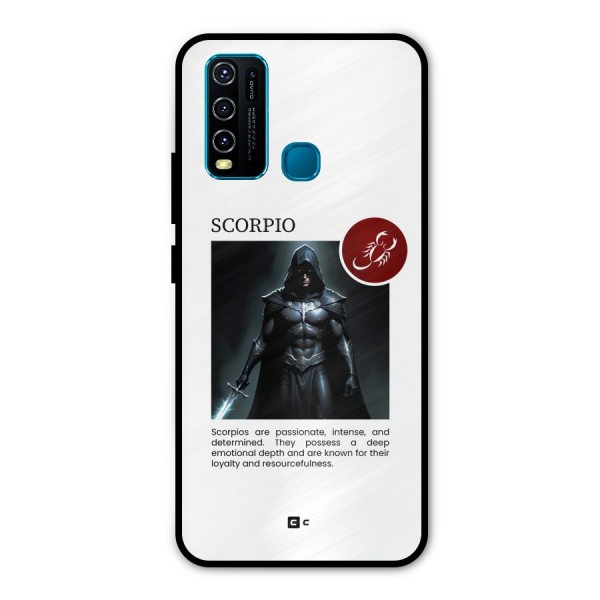 Sane Scorpio Metal Back Case for Vivo Y30