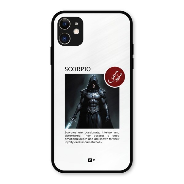 Sane Scorpio Metal Back Case for iPhone 11