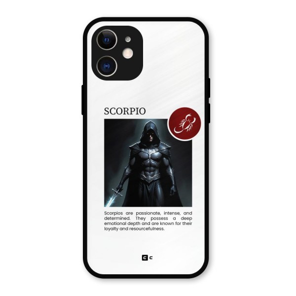 Sane Scorpio Metal Back Case for iPhone 12
