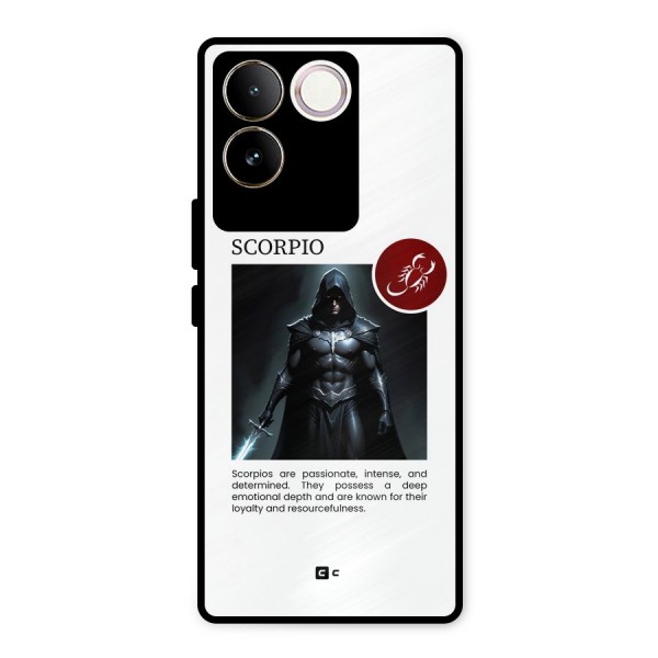 Sane Scorpio Metal Back Case for iQOO Z7 Pro