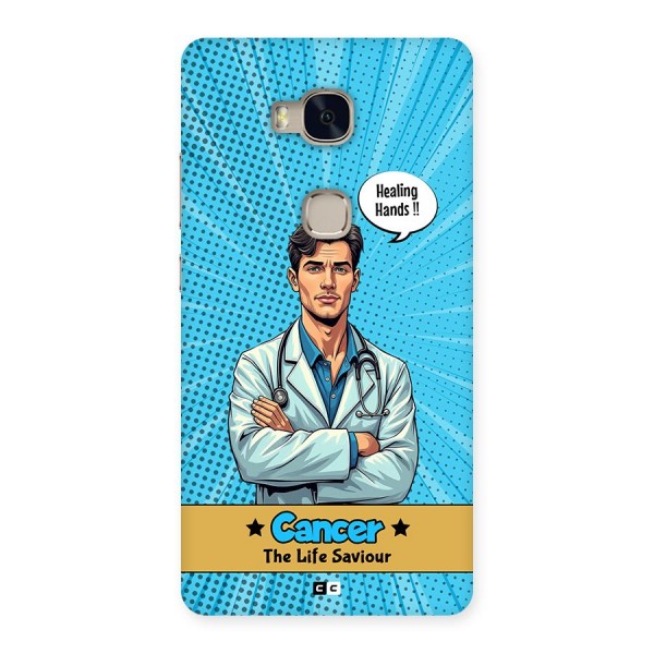 Saviour Cancer Back Case for Honor 5X
