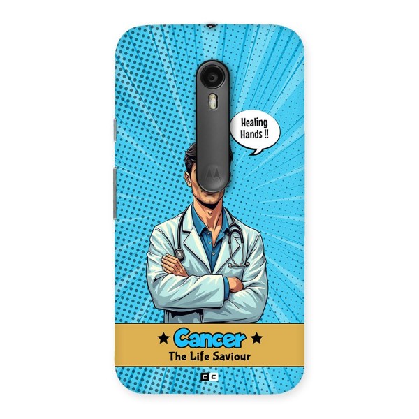 Saviour Cancer Back Case for Moto G3