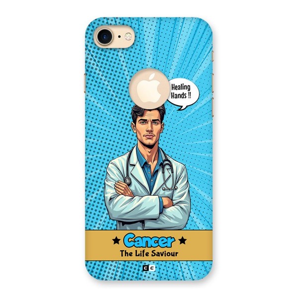 Saviour Cancer Back Case for iPhone 7 Logo Cut