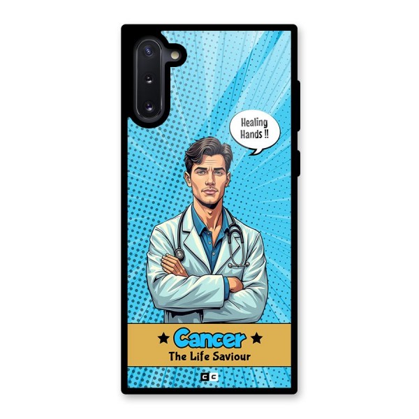 Saviour Cancer Glass Back Case for Galaxy Note 10