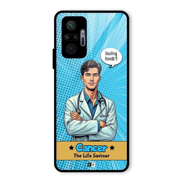 Saviour Cancer Glass Back Case for Redmi Note 10 Pro Max