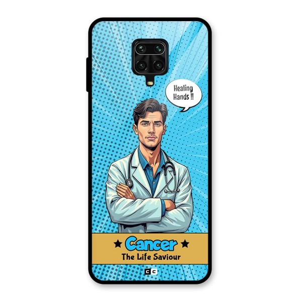 Saviour Cancer Glass Back Case for Redmi Note 9 Pro Max