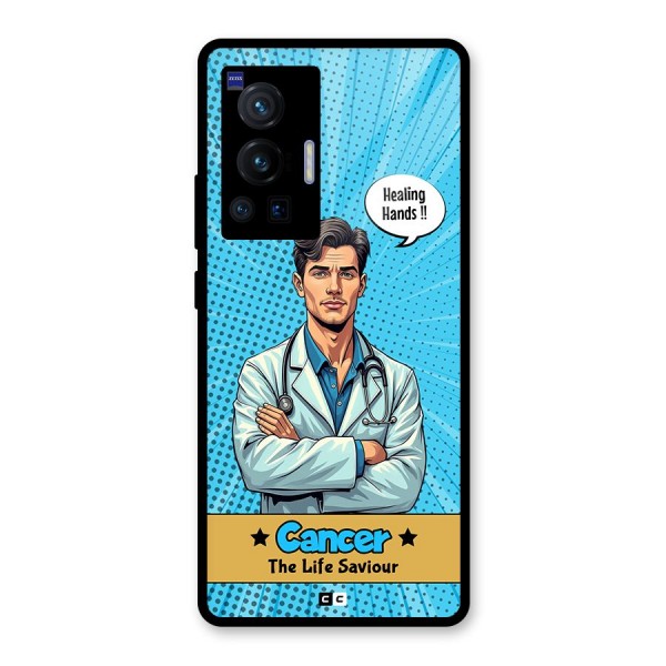 Saviour Cancer Glass Back Case for Vivo X70 Pro