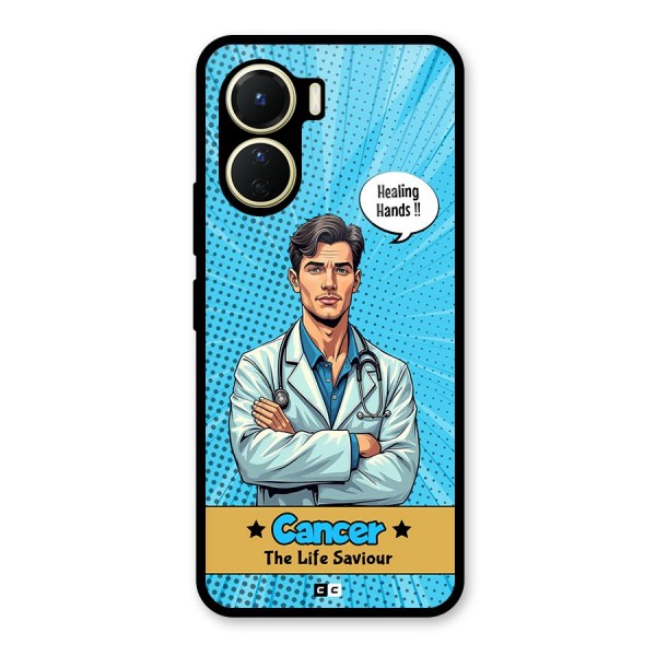 Saviour Cancer Glass Back Case for Vivo Y16