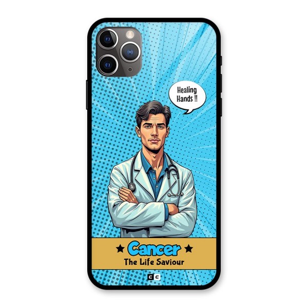 Saviour Cancer Glass Back Case for iPhone 11 Pro Max